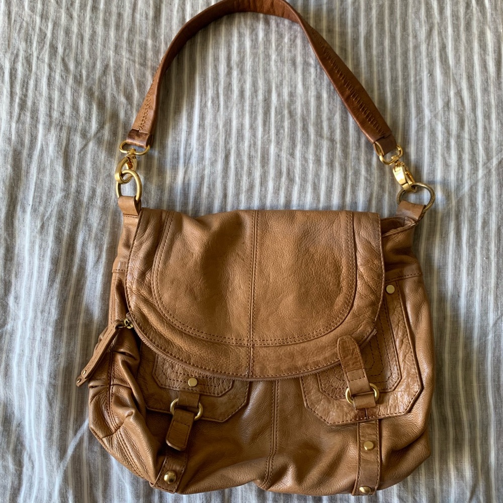 The sak leather boho bag.